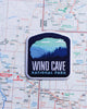 Wind Cave patch on a map