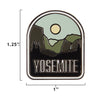 Yosemite pin size information