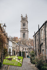 Edinburgh patch on a background