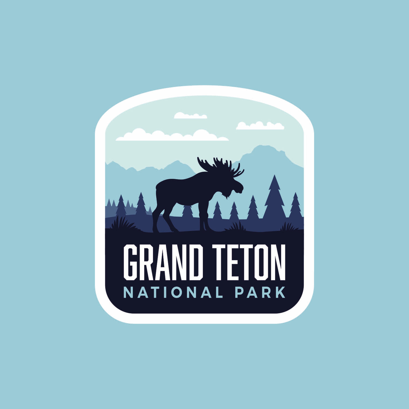 vagabond heart Grand Teton patch