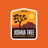 Joshua Tree National Park Patch on an orange background