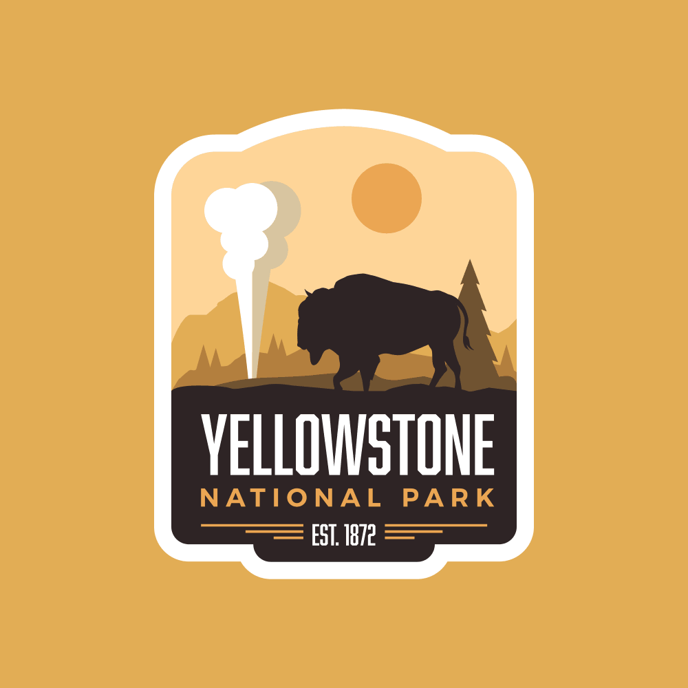 Yellowstone National Park Patch
